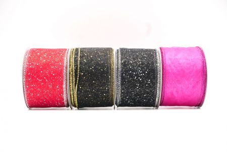 Starry Glitter Sparkle Wired Ribbon - Starry Glitter Sparkle Wired Ribbon